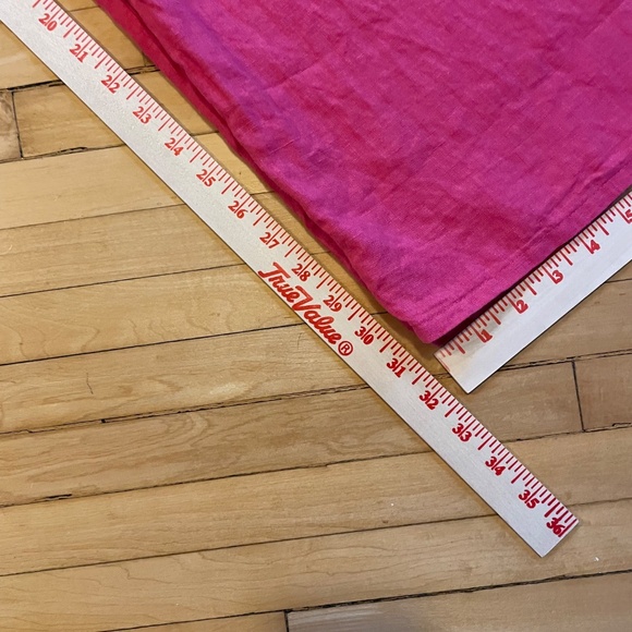 FLAX Wide Leg Linen Full Length Picnic Pant Elastic Drawstring Waist 31" Inseam - Picture 10 of 13